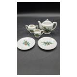 5 pc Vtg Grantcrest Marked Teapot Set