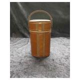 Vtg Leather Double Flask Holder