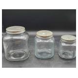 3 Storage Cannisters