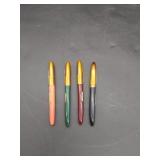 4 Vtg Strattford Fountain Pens