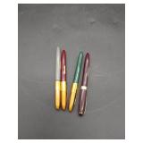 4 Vtg Strattford Fountain Pens