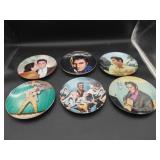 6 Bradford Exchange Elvis Collectors Plates