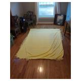 Yellow Chenille Bead Spread & Misc