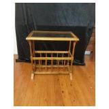 Glass & Wood End Table