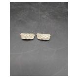 Vtg Rhinestone Shoe Clips