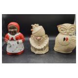 3 Cookie Jars