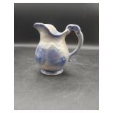 Blue/White Saltglazed Stoneware Pitcher