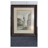 Don Davey New Orleans French Quarter 1960s Print