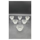 24 Clear Glass Dessert Cups