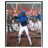 Mookie Wilson Autographed Picture