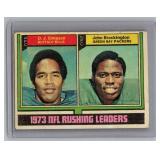 O.J. Simpson / John Brockington "Rushing Leaders"