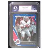 Justin Fields Rookie Blue Circle Prizm Mint 9