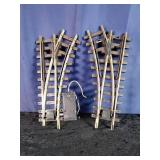 L.G.B. "G" Scale Switch tracks Left hand and Right