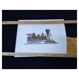 New York & Erie Railroad No 210 Historical Print