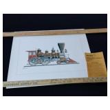 New York & Erie Railroad No 210 Historical Print