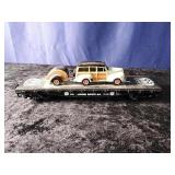 Lionel Route 66 O Gauge Flatcar with Touring Stati