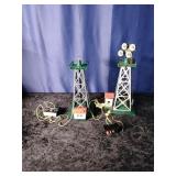 2 American Flyer Light towers