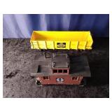 Bachmann Caboose and Gondola Train Cars