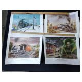 Various Watercolor Prints and Mics