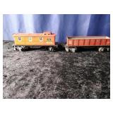 LIONEL PREWAR O 1682 Tin Litho CABOOSE And