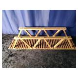 "G" Scall Wooden Truss Bridge
