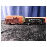 Lionel, Hopper Car #6456 and Caboose 6357