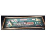 Empire State Express Train #999 Shadow Box Display