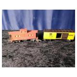 3/16" Reading 630 Caboose, A.T.S.F. Box Car 141529