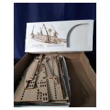 Ugears, Wooden Mchanical Model of Rails and crossi