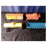 Lionel O-Gauge Wheaties Box car, Sunco Tanker Car,