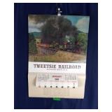 Tweetsie Railroad Calendar Poster 1983