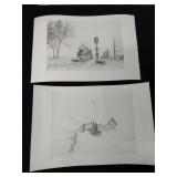 Grey Scale Train Prints by  V. Ashley