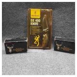 3 NIP Browning Knives 3 NIP Browning Knives