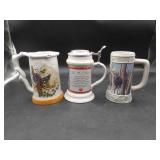 3 Beer Steins 3 Beer Steins