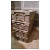 4 Metal Ammo Cases 4 Metal Ammo Cases
