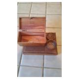3 Wood Trinket Boxes 3 Wood Trinket Boxes