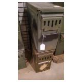 2 Metal Ammo Boxes 2 Metal Ammo Boxes