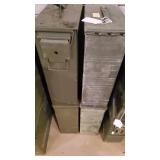 4 Metal Ammo Boxes 4 Metal Ammo Boxes