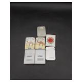 7 Empty Zippo lighter Metal Tins 7 Empty Zippo lighter Metal Tins