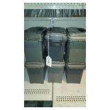 6 Plastic Ammo Boxes