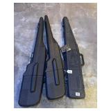 2 Gunslinger, 1 Gun Guard Hard Plastic Gun Cases