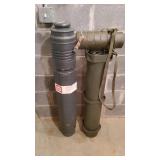 2 Metal & 1 Plastic Round Storage Containers