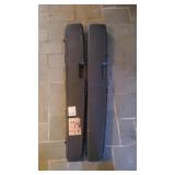 2 Hard Plastic Gun Cases 2 Hard Plastic Gun Cases
