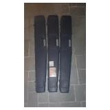 3 Hard Plastic Gun Cases 3 Hard Plastic Gun Cases