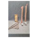 Ice Fishing Rods & Winchester Fishing Vest Light Ice Fishing Rods & Winchester Fishing Vest Light