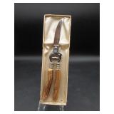 Vtg Griffon Poultry Scissors with Stag Horn Handle Vtg Griffon Poultry Scissors with Stag Horn Handle