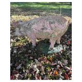 Ceramic Yard Pig
