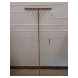 Vtg  Wood Tine Rake Vtg  Wood Tine Rake