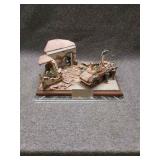 A Diorama Depicting A WWII/Normandy Scene in 1944 A Diorama Depicting A WWII/Normandy Scene in 1944