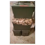 5 Metal Ammo Boxes